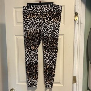 No Boundaries Fleece Animal Print Leggings Size XXL